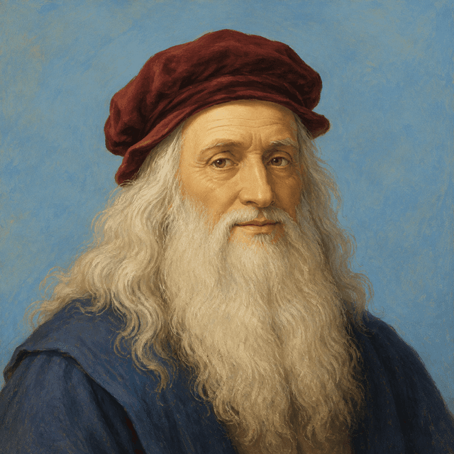 AI-generated illustration of Leonardo da Vinci