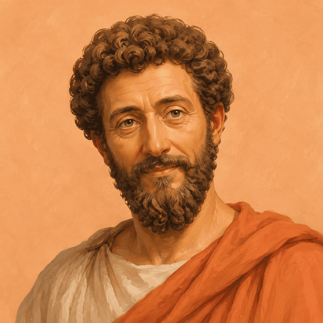 AI-generated illustration of Marcus Aurelius